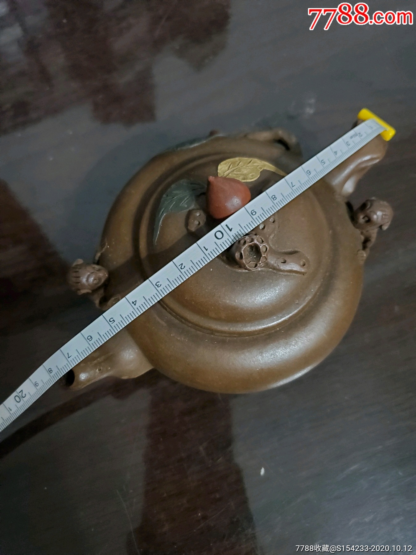 老紫砂壶(钱菊芳制【美品】