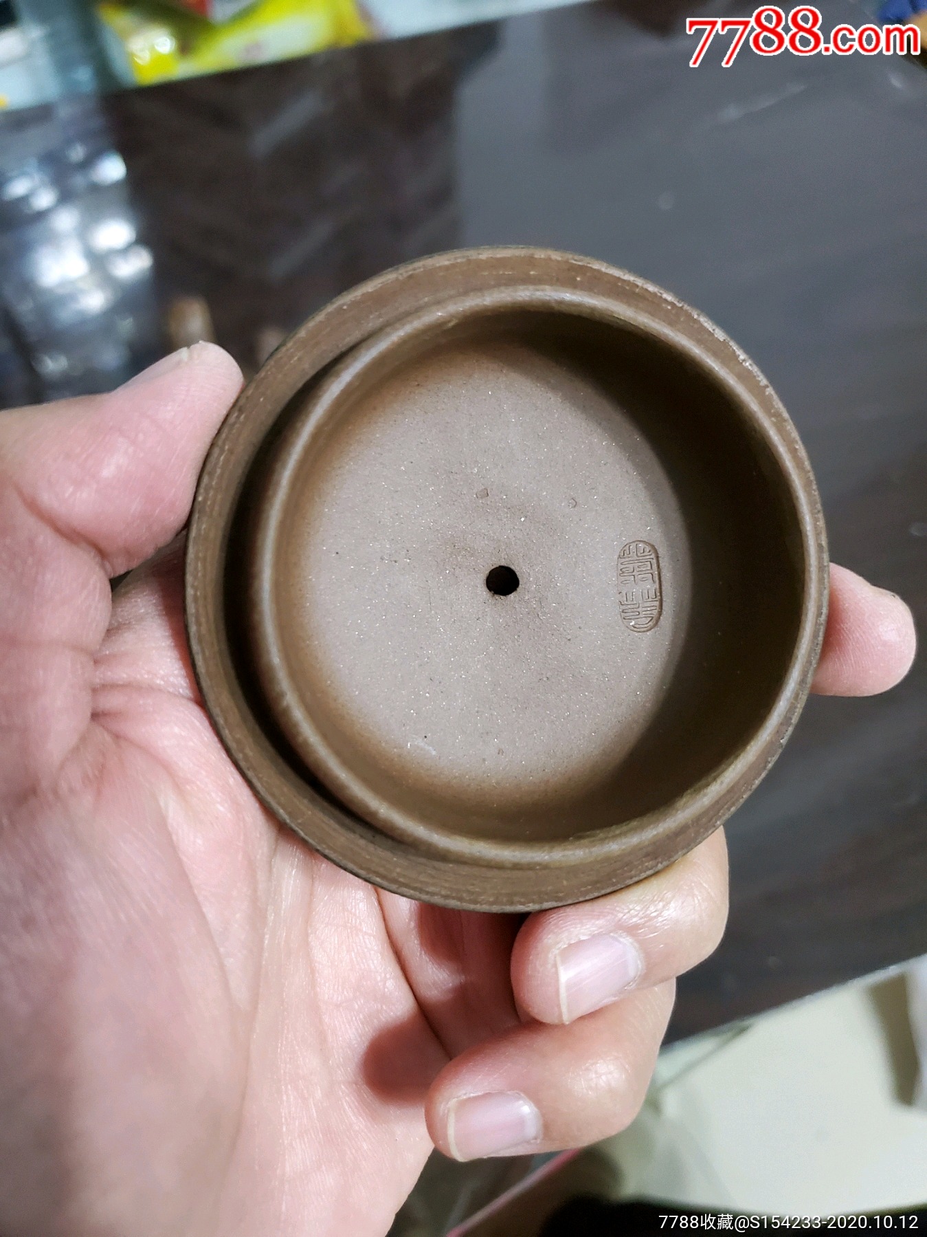 老紫砂壶(钱菊芳制【美品】