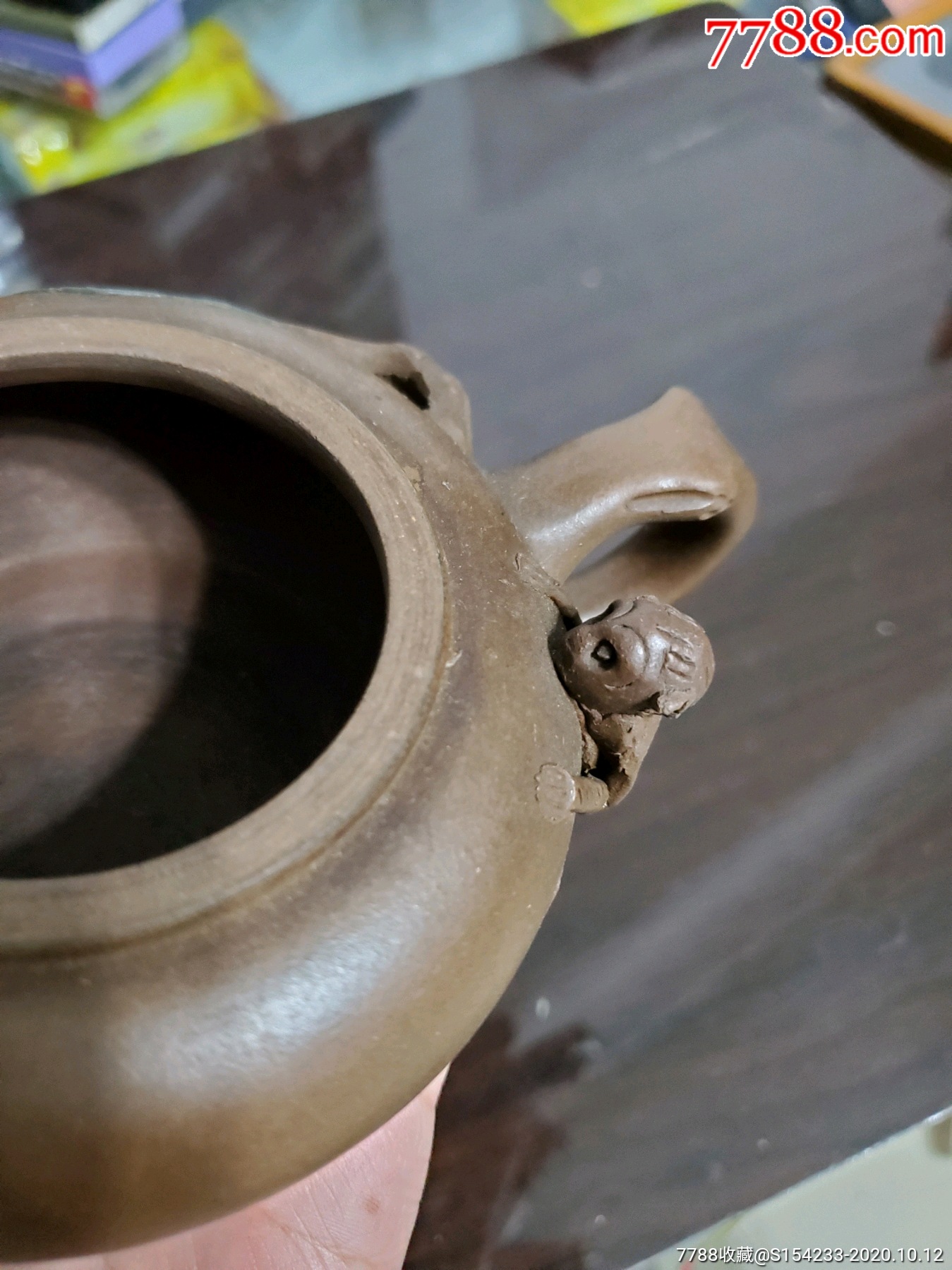 老紫砂壶(钱菊芳制【美品】