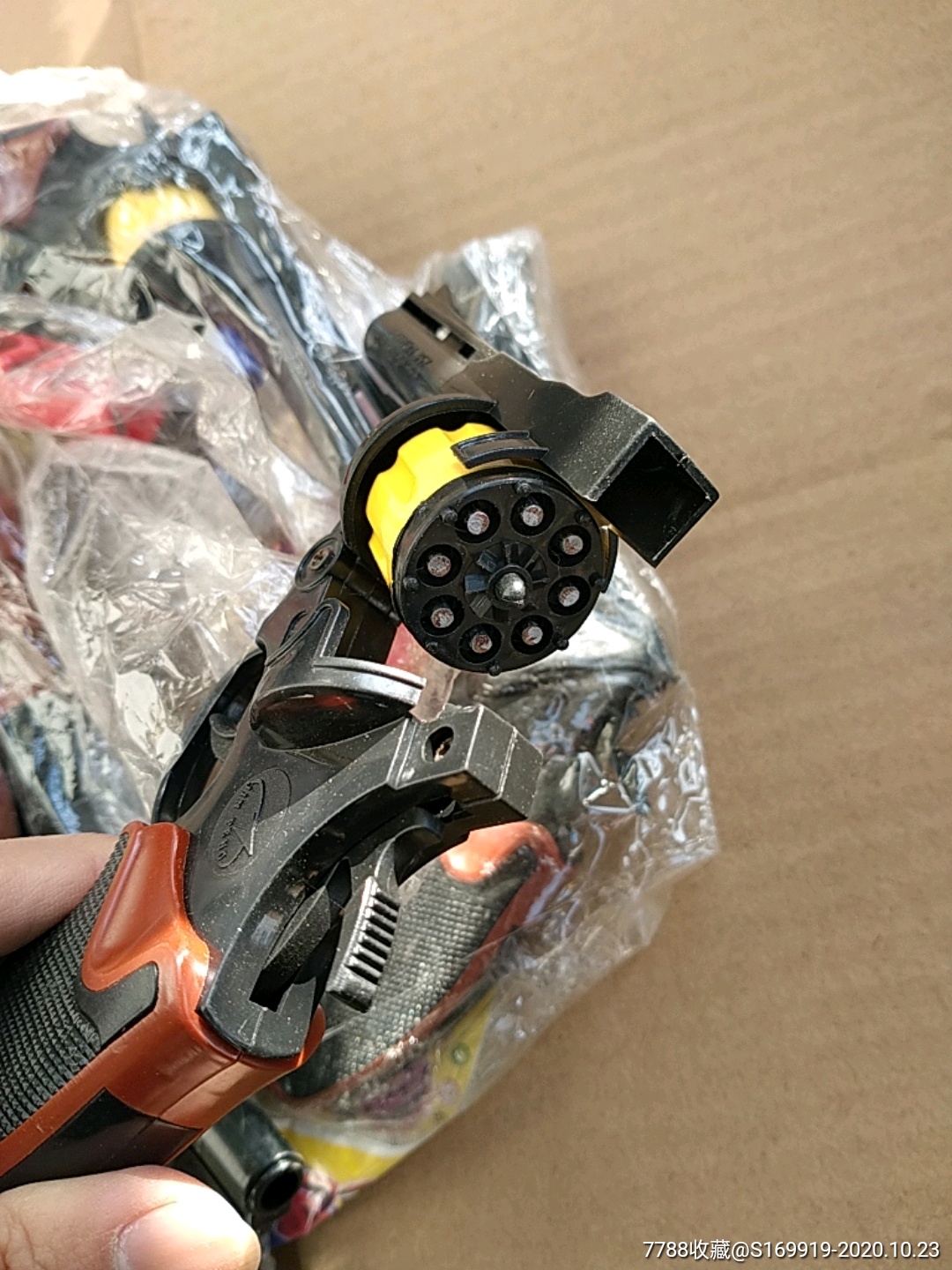 老玩具压炮枪扎炮玩具枪库存品10只一起