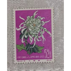 老纪特菊花52分筋票新一枚_"t"字邮票_爱邮客【7788书