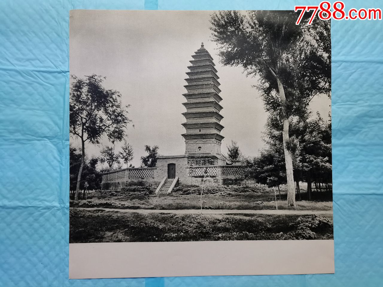 1960年书页照片-河南洛阳.白马寺齐云塔