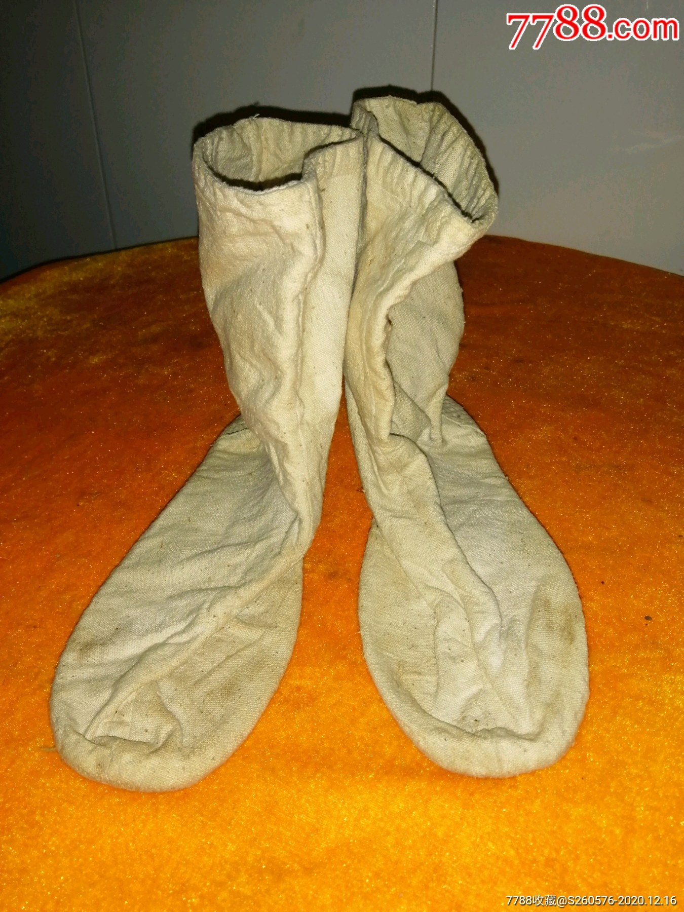 抗战时期八路军,民兵穿的甲袜子