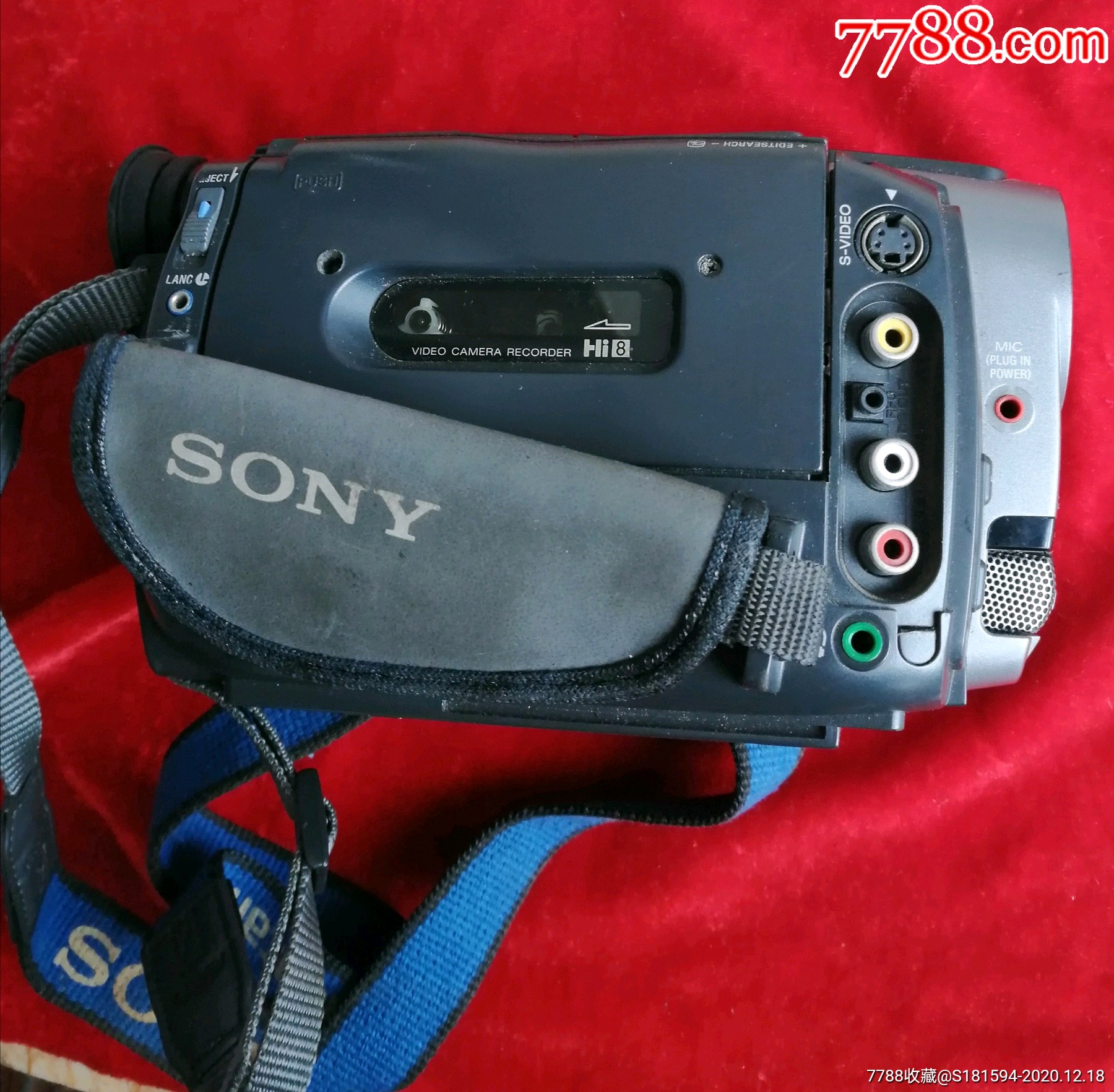 日本名牌:索尼(sony)ccd-trv81型磁带摄像机
