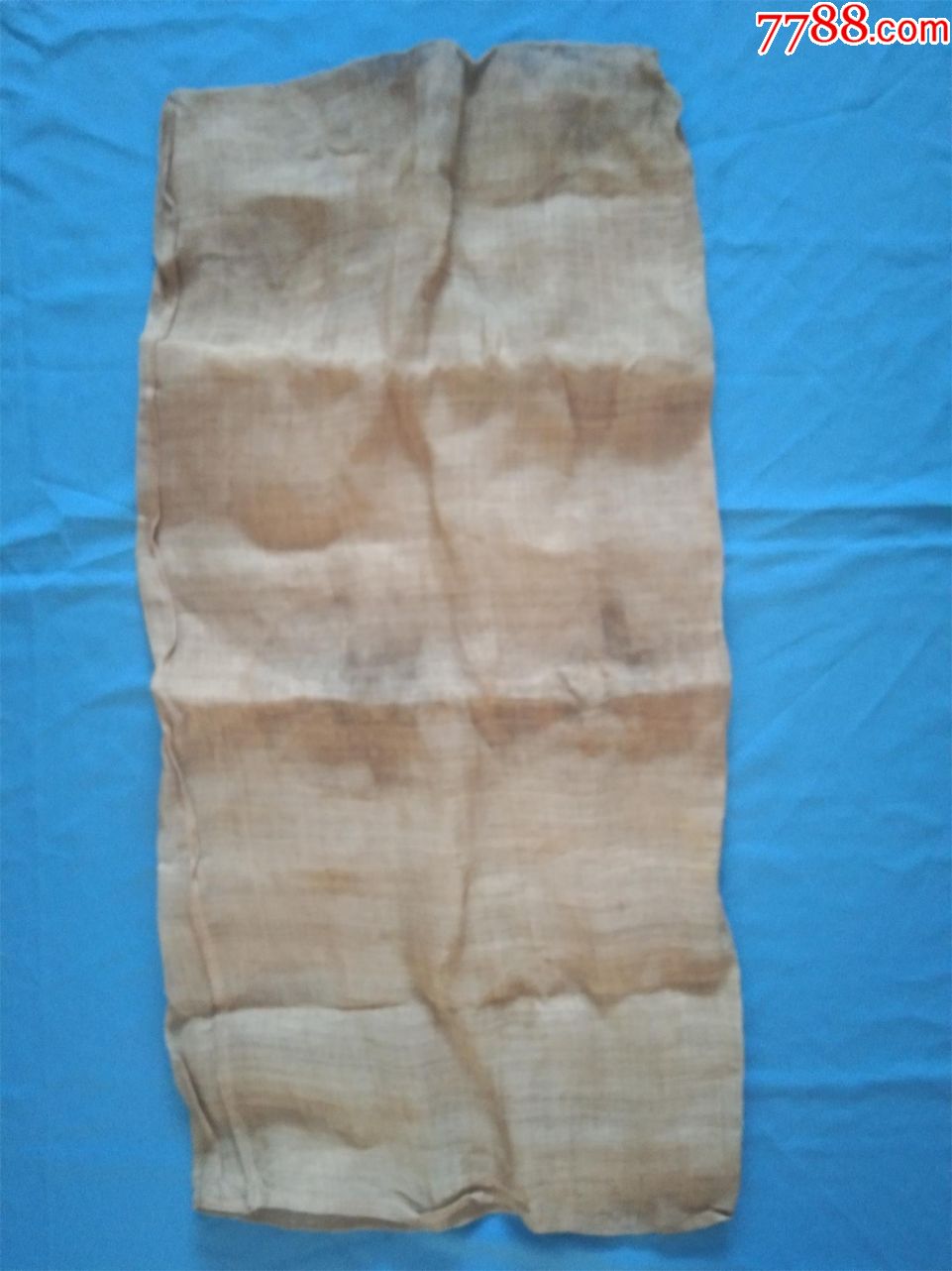 清代麻布口袋古代红木高档家具专用披麻挂灰工艺中的精致麻老物件