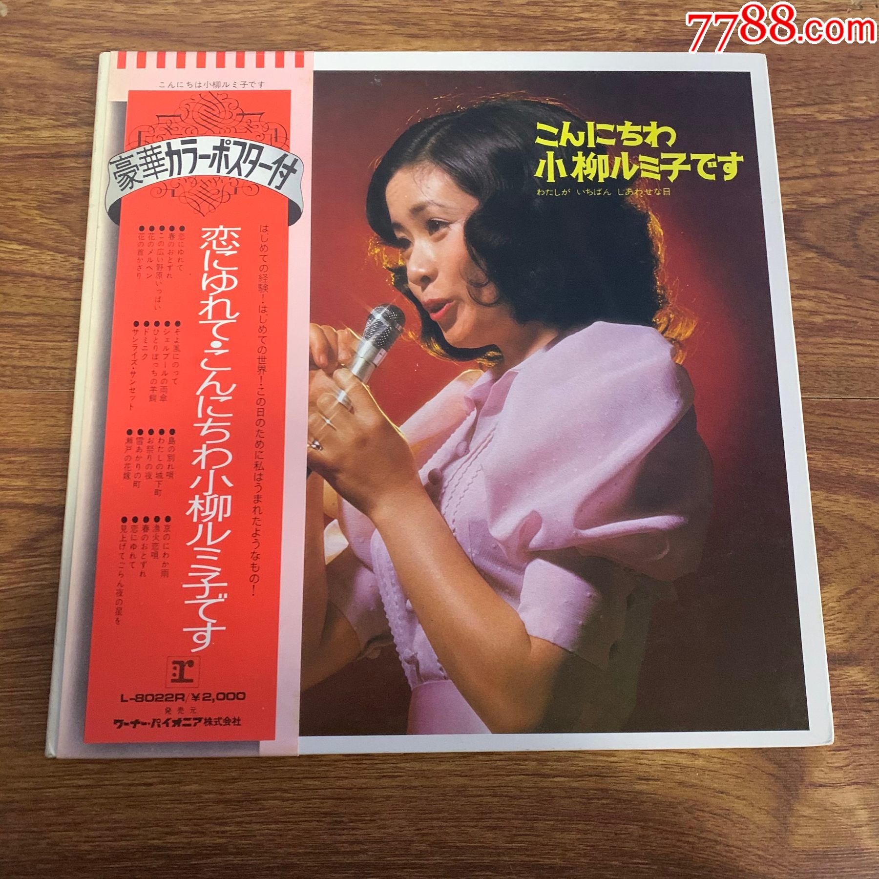 日本女歌手小柳留美子作品集a95十二寸