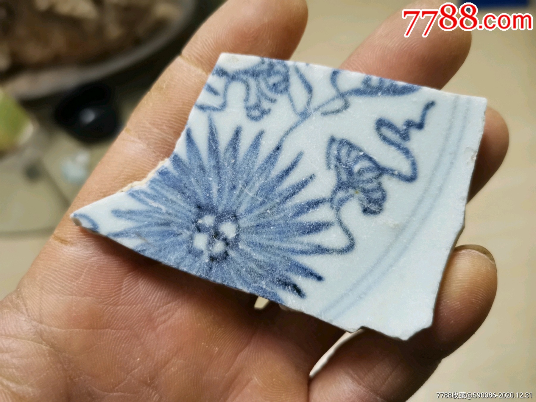 清代青花瓷片标本102