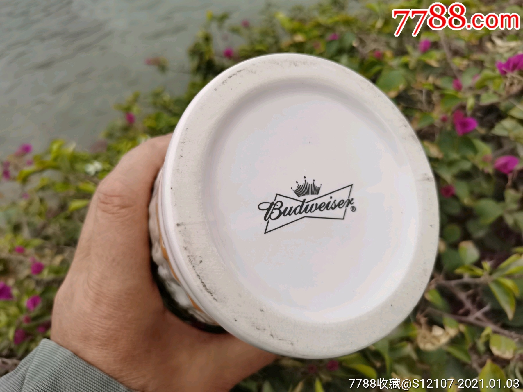 budweiser百威啤酒陶瓷杯