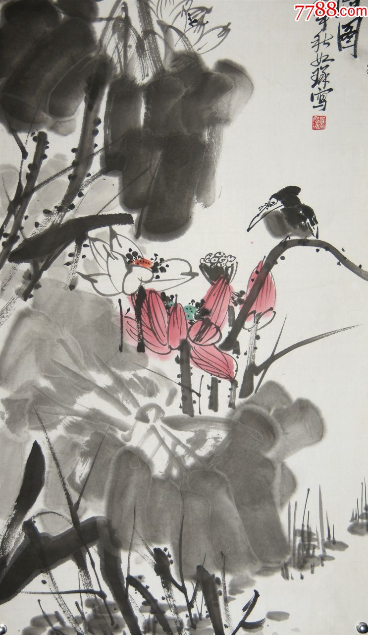 著名书画家鉴赏家收藏家【崔如琢】花卉_花鸟国画原作_第2张_7788玉器