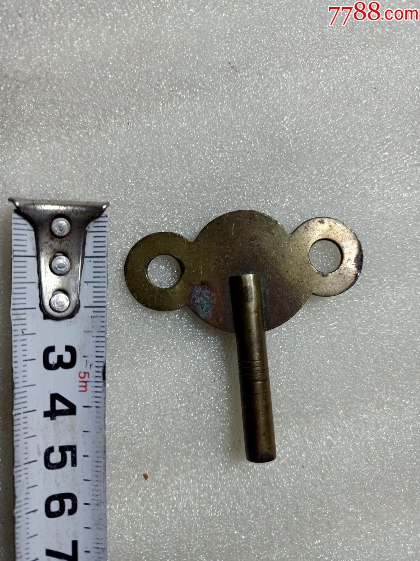 纯铜的发条钥匙a208,品相如图-其他钟表配件-7788钟表收藏