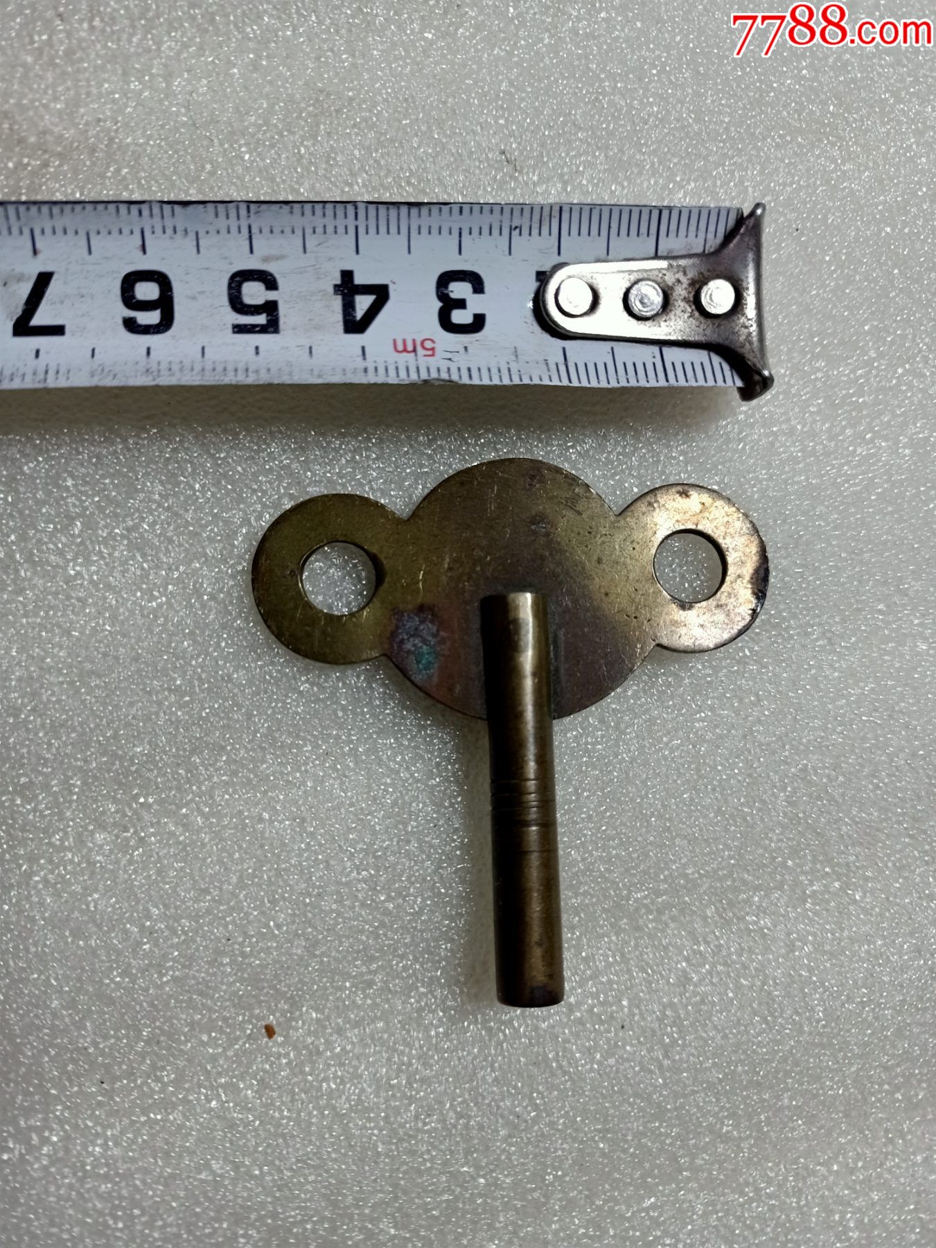 纯铜的发条钥匙a208,品相如图-其他钟表配件-7788老算盘收藏