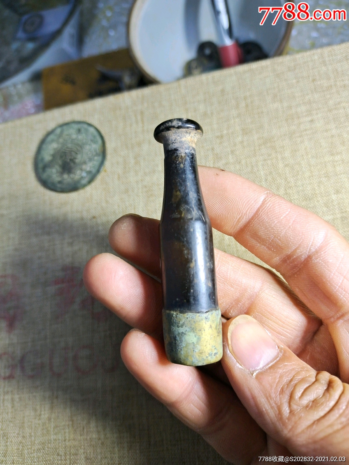 民国时期老玛瑙烟嘴