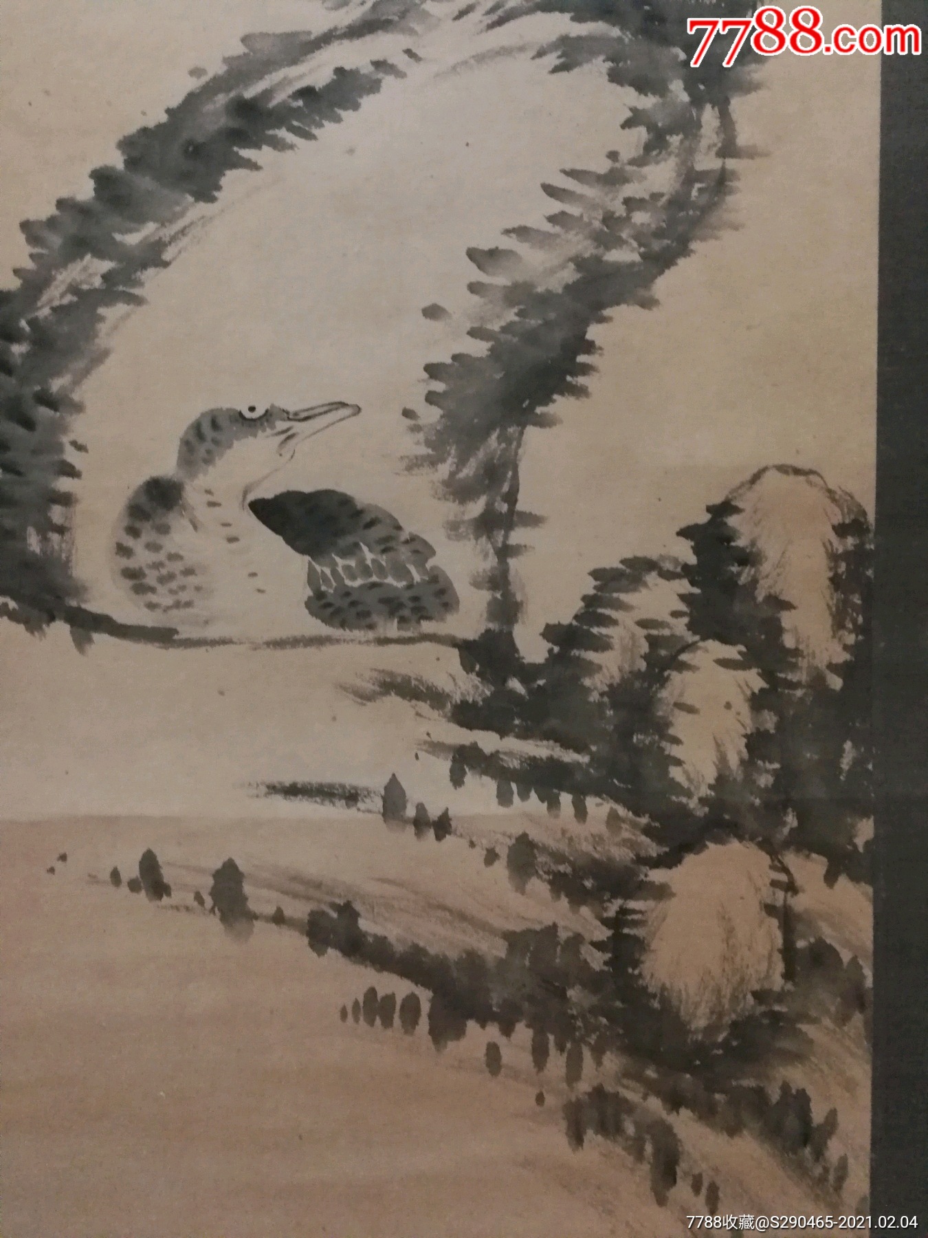 八大山人(款)芦雁图