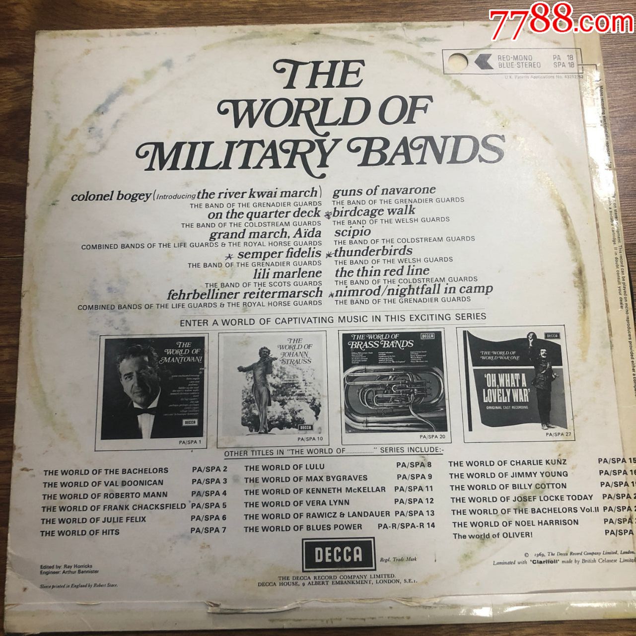 theworldofmilitarybands-12寸黑胶lp-119