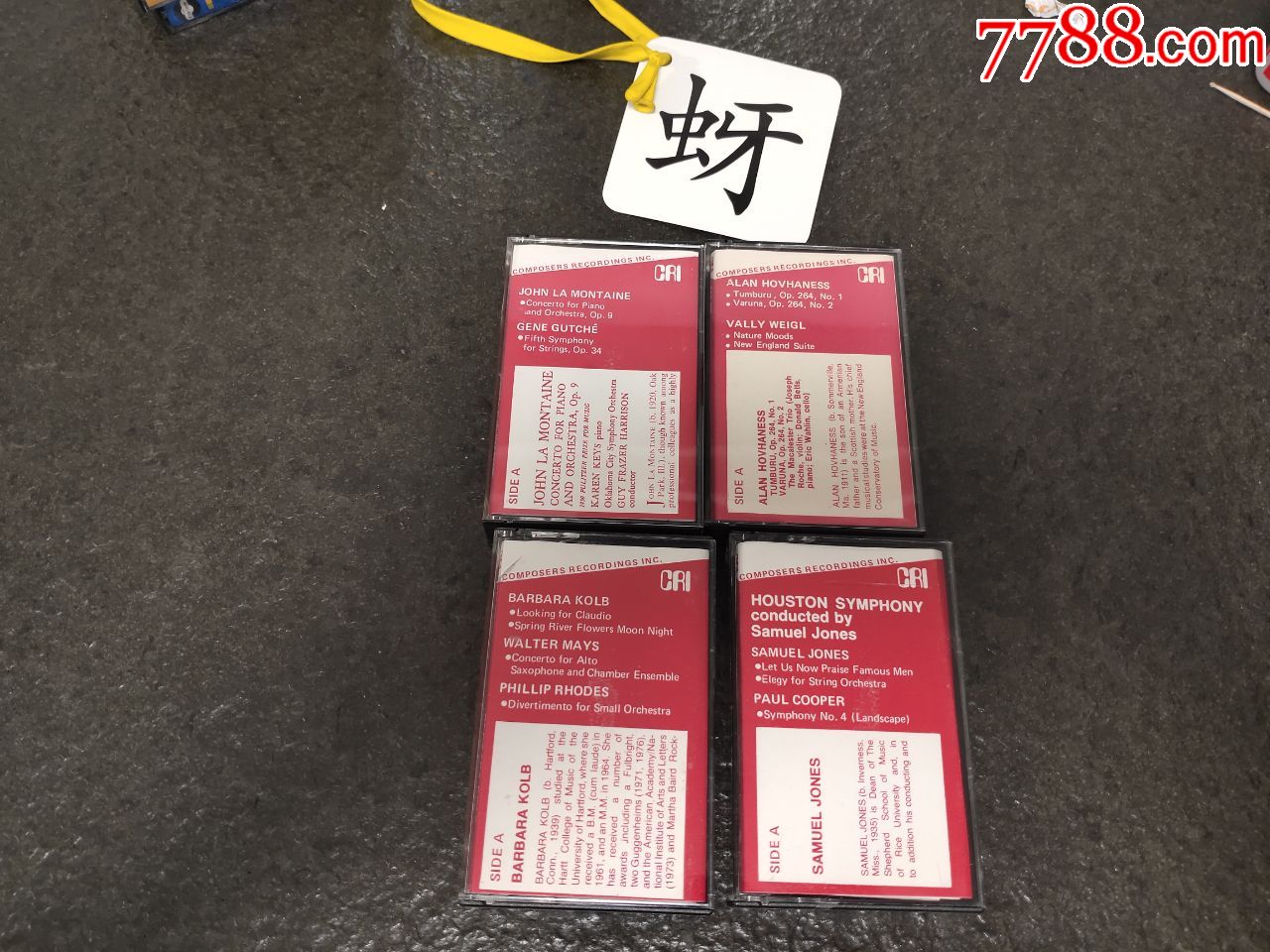 杜比立体声磁带(cas18*/326/347/361)4盘合售详见简介