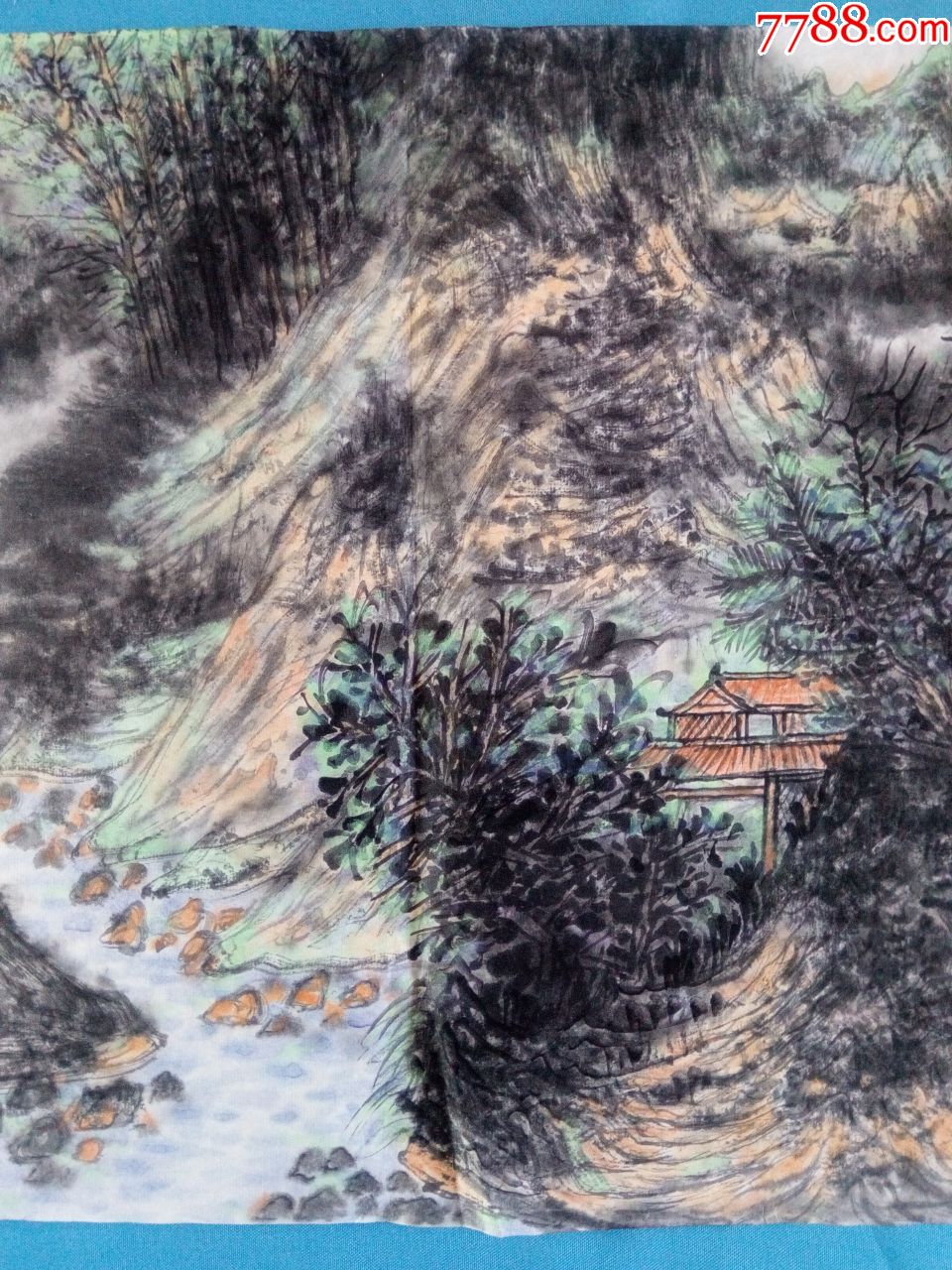 中美协会员国家画院卢禹舜工作室画家张宗凤山水写意画【德州齐河人】