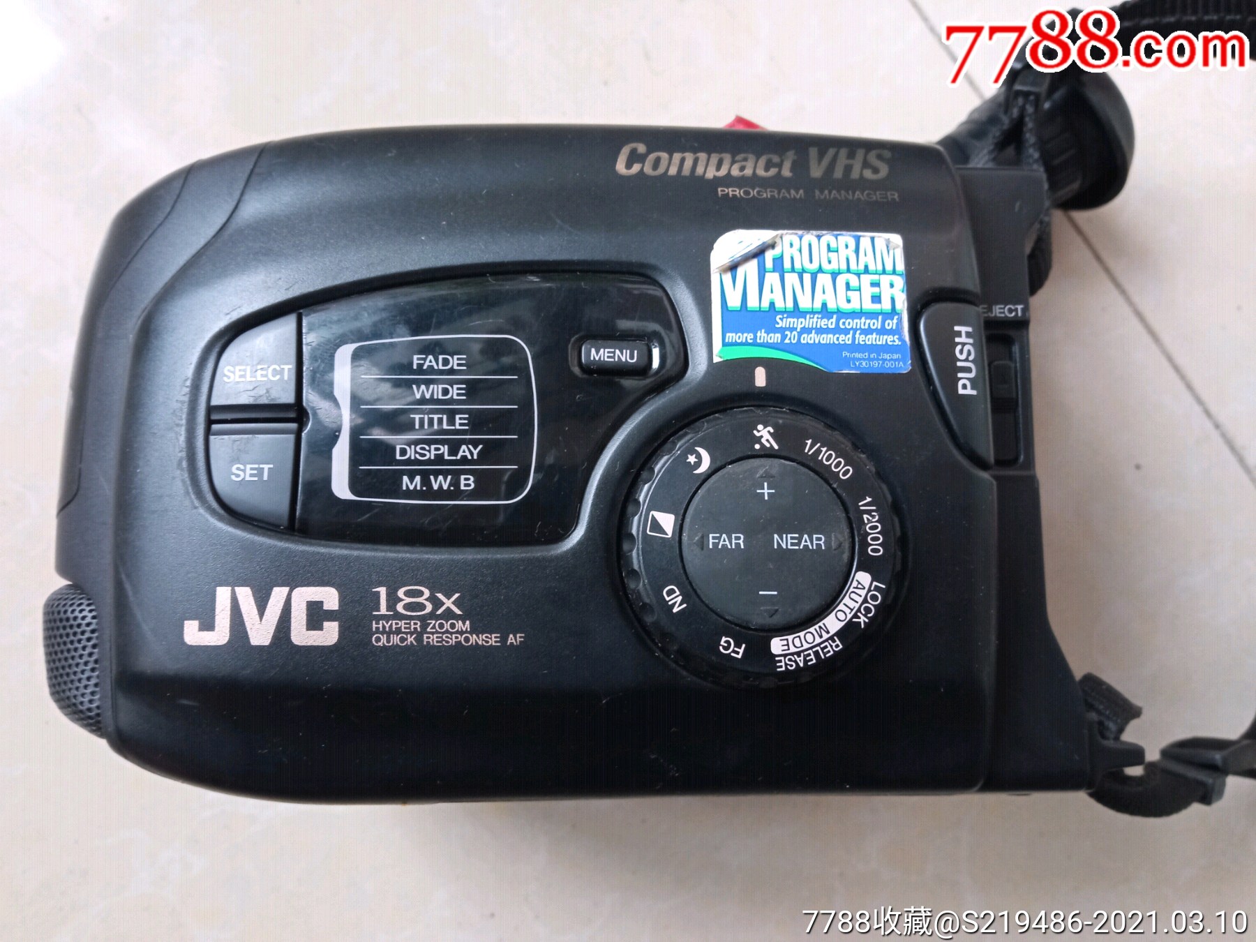 jvc磁带grax338摄像机
