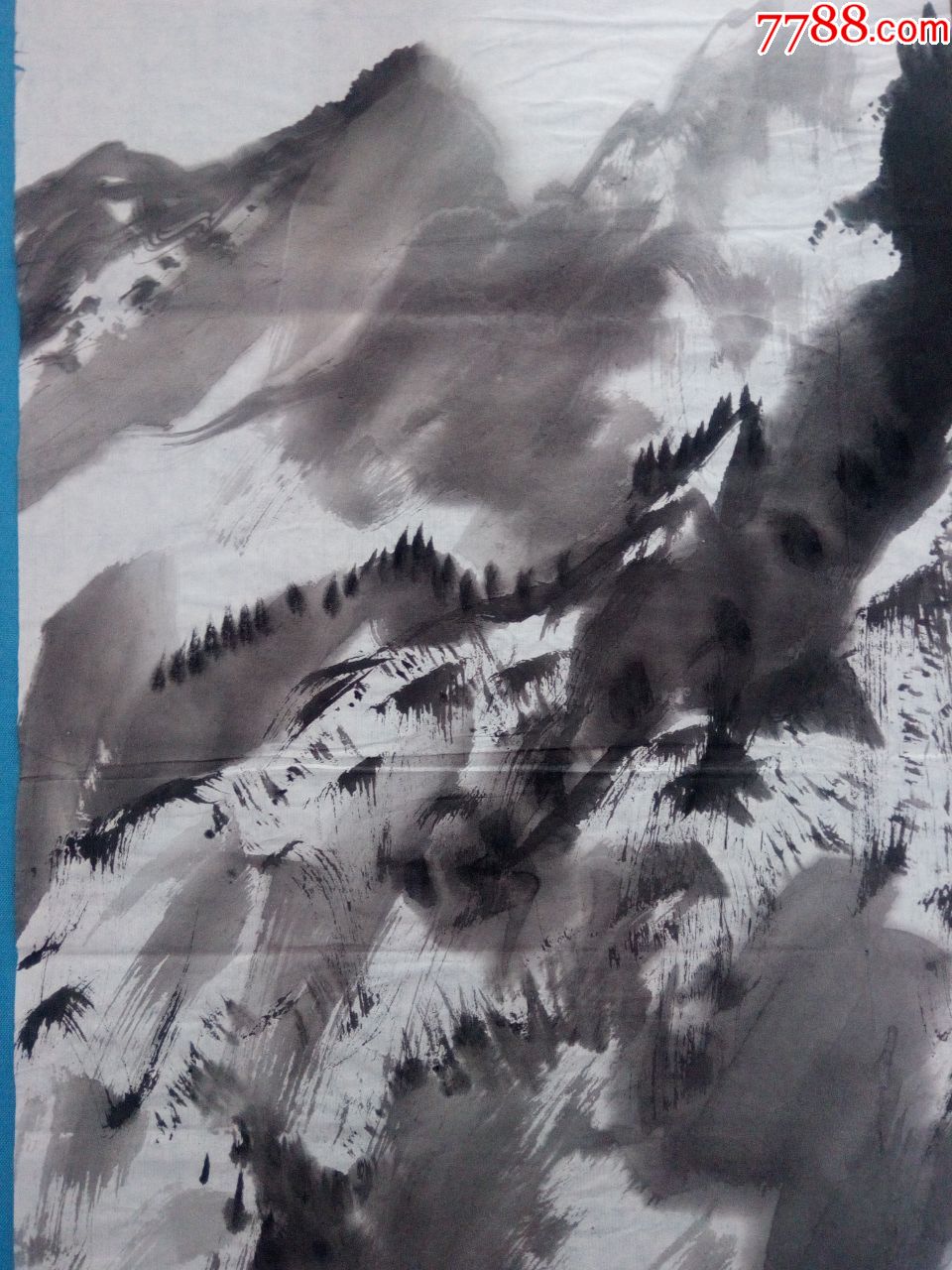 画家赵洪祥水墨山水国画【溪山雨后】2003癸未年画_第13张_7788书画网