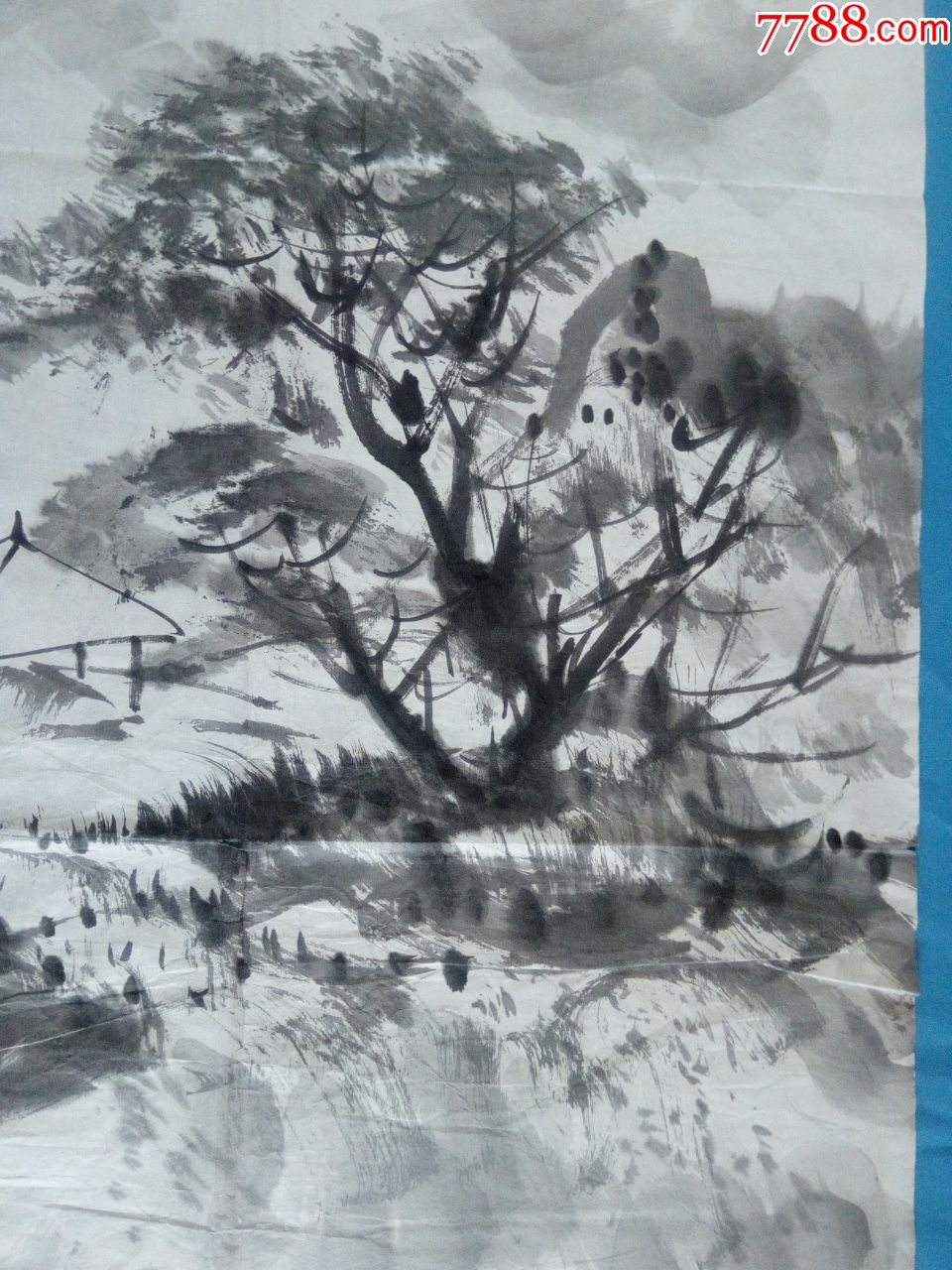 赵洪祥水墨人物山水国画【江南春】2003癸未年画_第11张_7788书画网