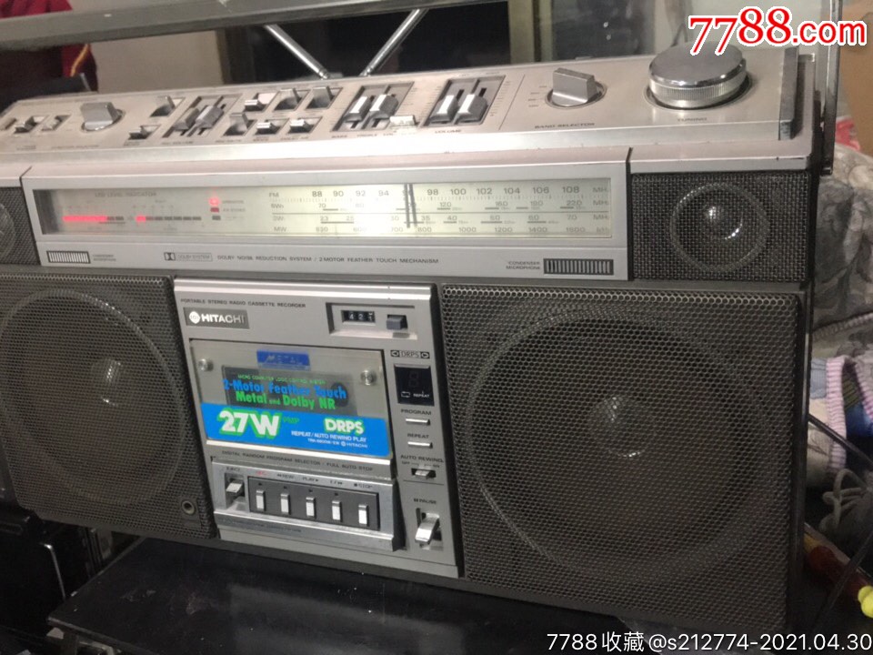 日立收录机trk-8800w_价格165元【淘精品商行】_第1张