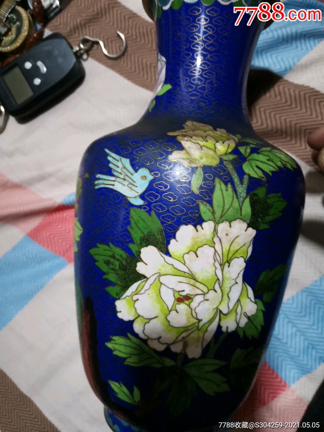 拍型: 大众拍卖 统一编号: au26336553  店内编号:0077 品种: 景泰蓝