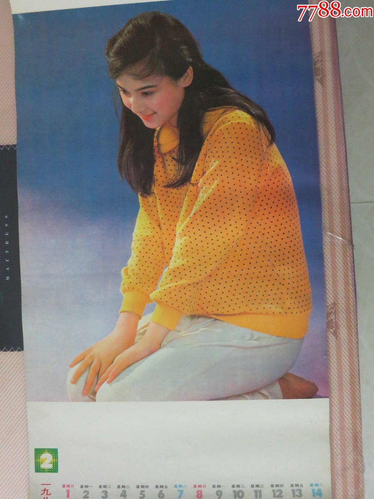 1987年《时装》美女大挂历