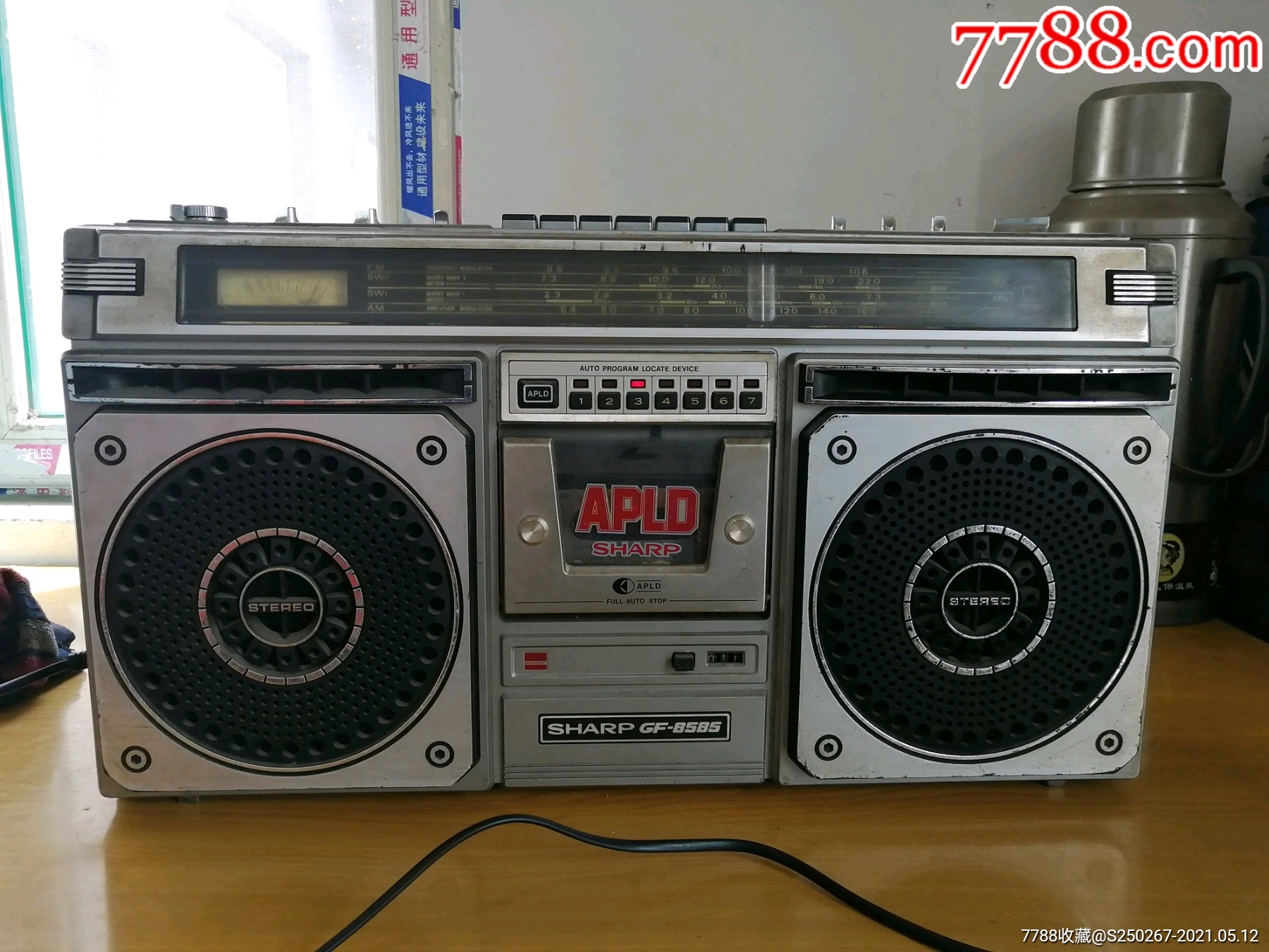 日本原装进口夏普:gf-8585x单卡经典收录音机