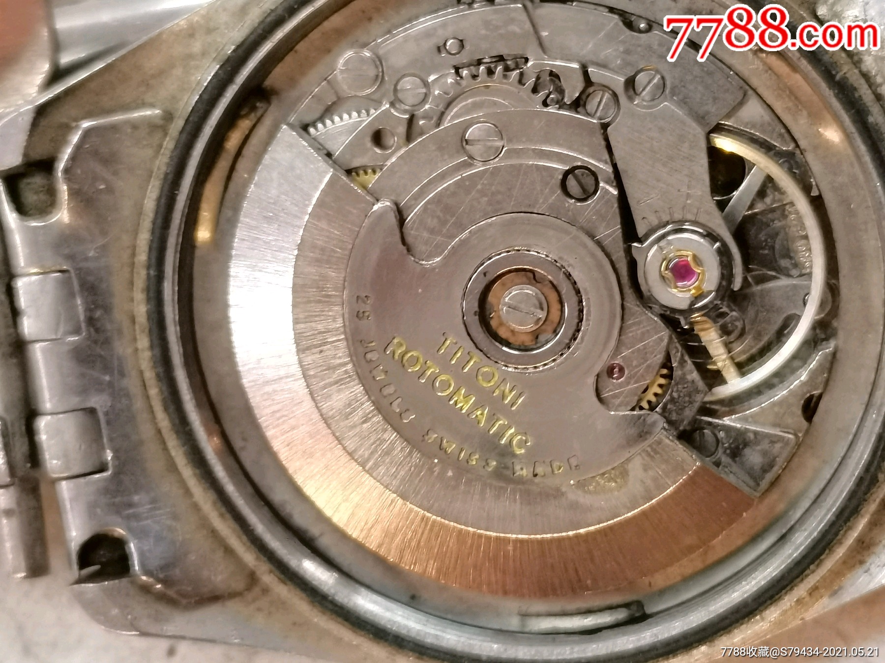 梅花25钻双日历自动表具体看简介-手表/腕表-7788集邮