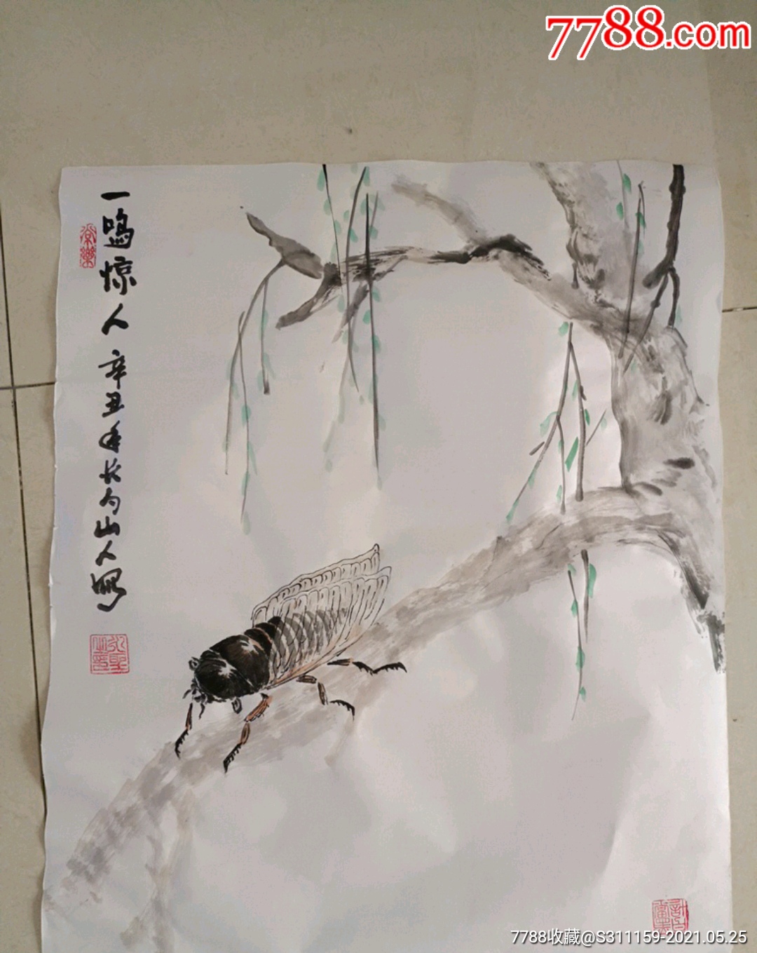 一鸣惊人50x40cm