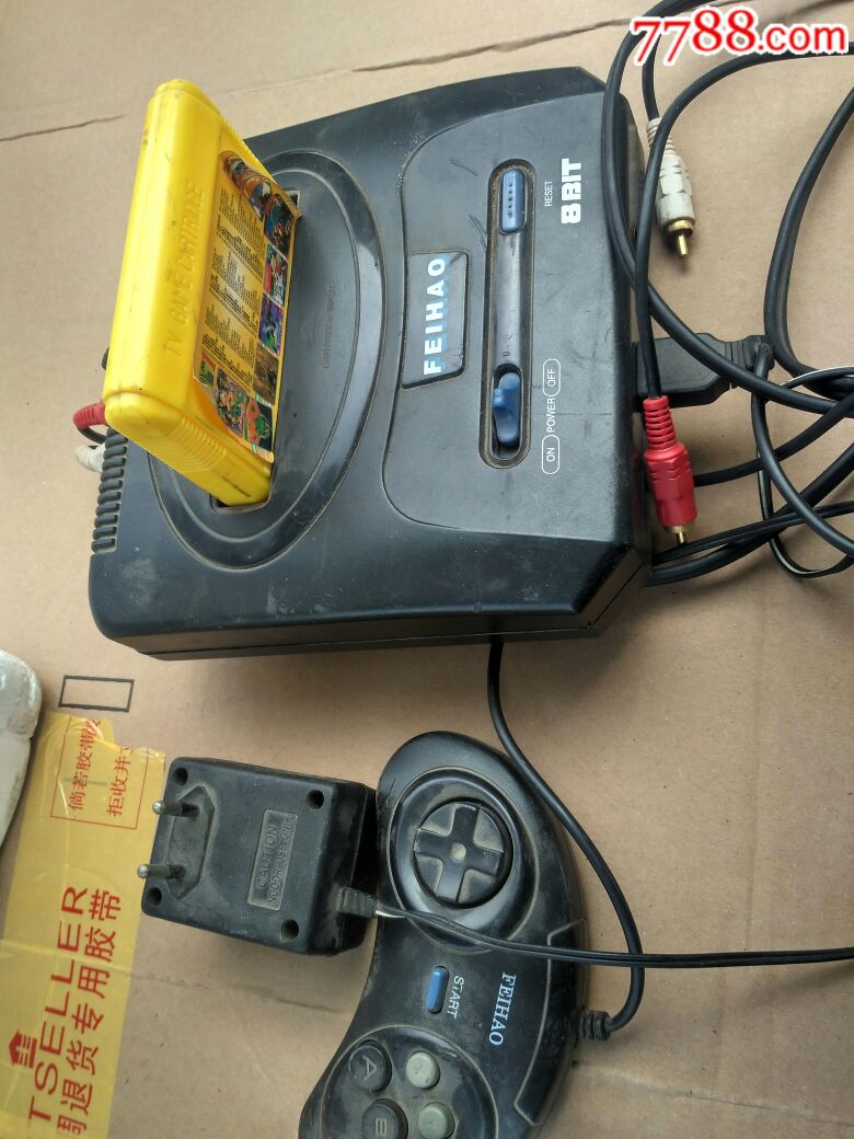 转老式插卡电视游戏机一台-价格:35.0000元-se