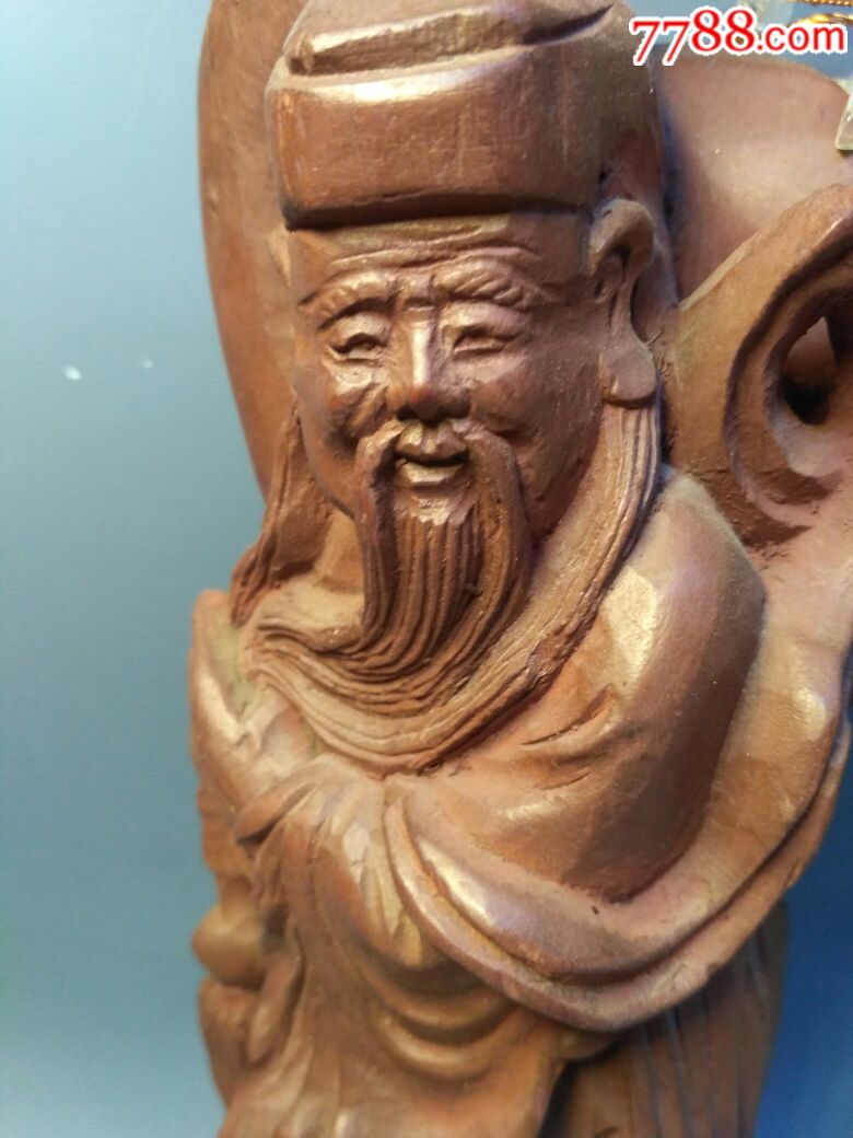 木雕人物摆件【纯手工雕刻】-se54847660-木佛像/人像-零售-7788收藏