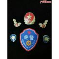 83式企业帽徽,零花,肩花,臂章