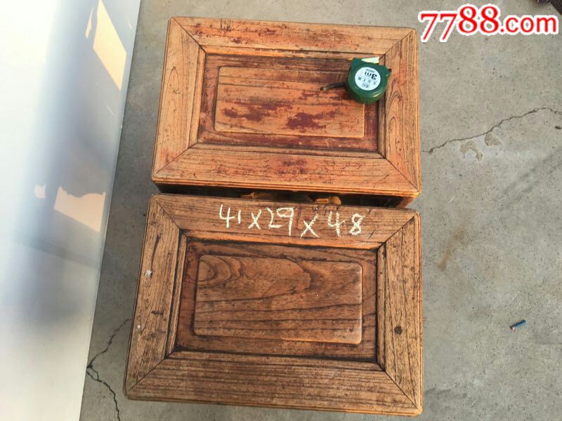 榉木小凳,纹理清晰全品无松动