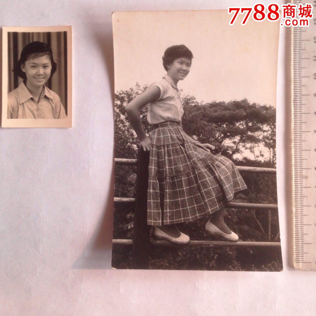 50年代小美女_老照片_找齐杂货【7788收藏__中国收藏热线】