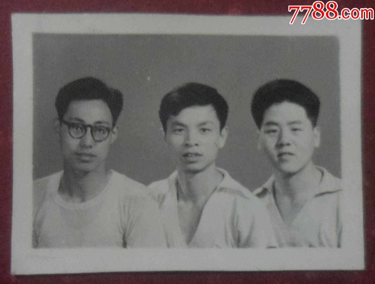 五十年代,青年人_老照片_奉天驿写真馆【7788收藏