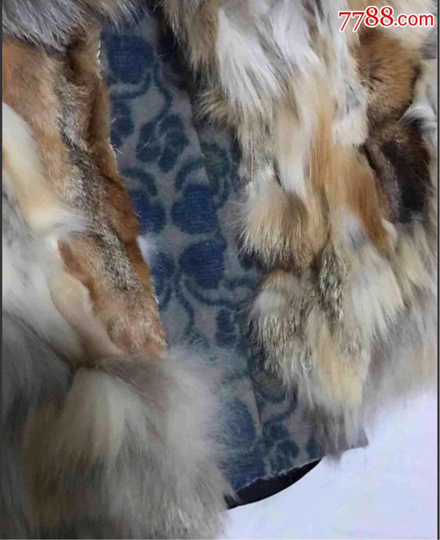 全新狐狸皮老棉袄