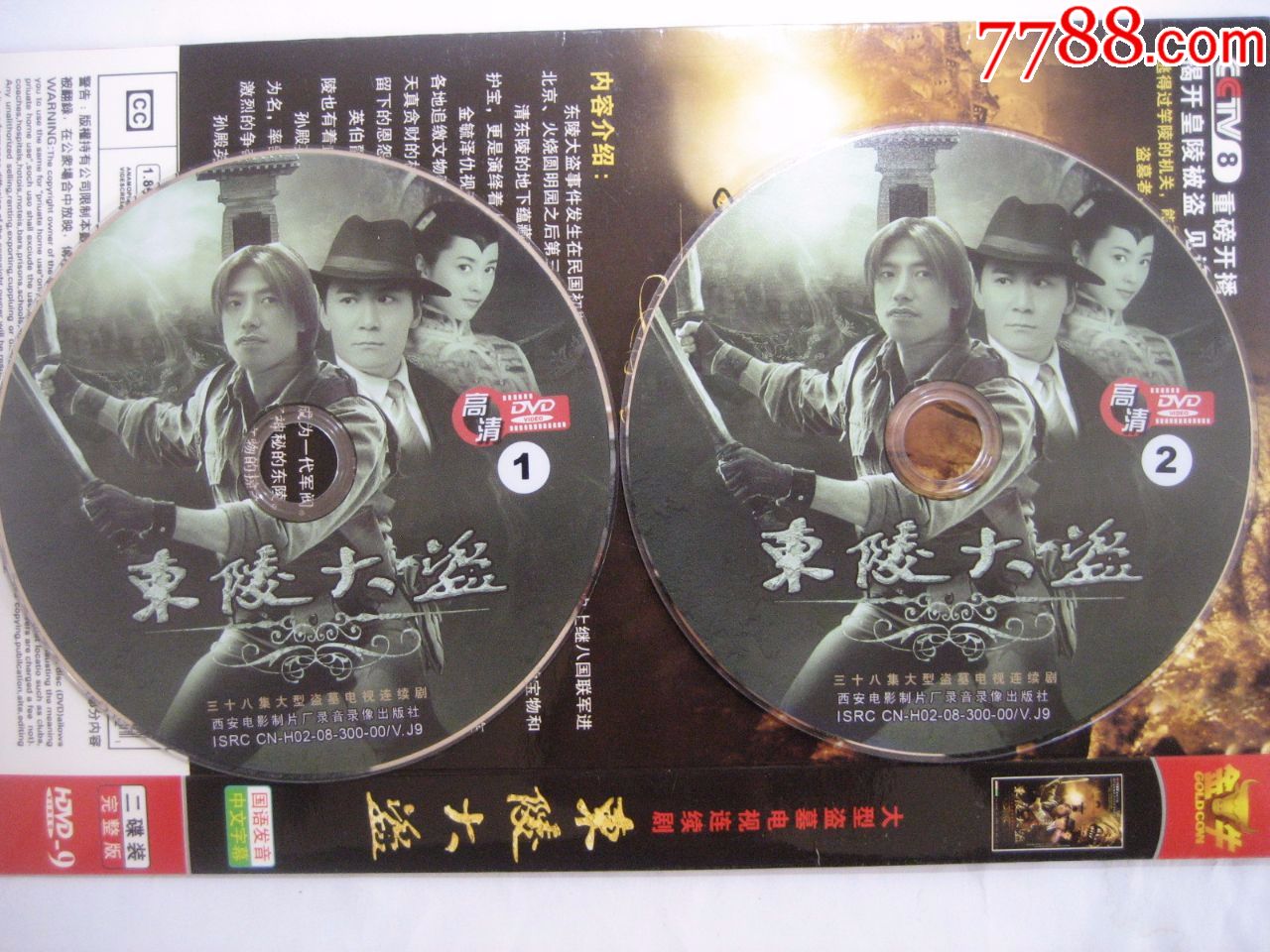大型盗墓电视连续剧《东陵大盗》双碟