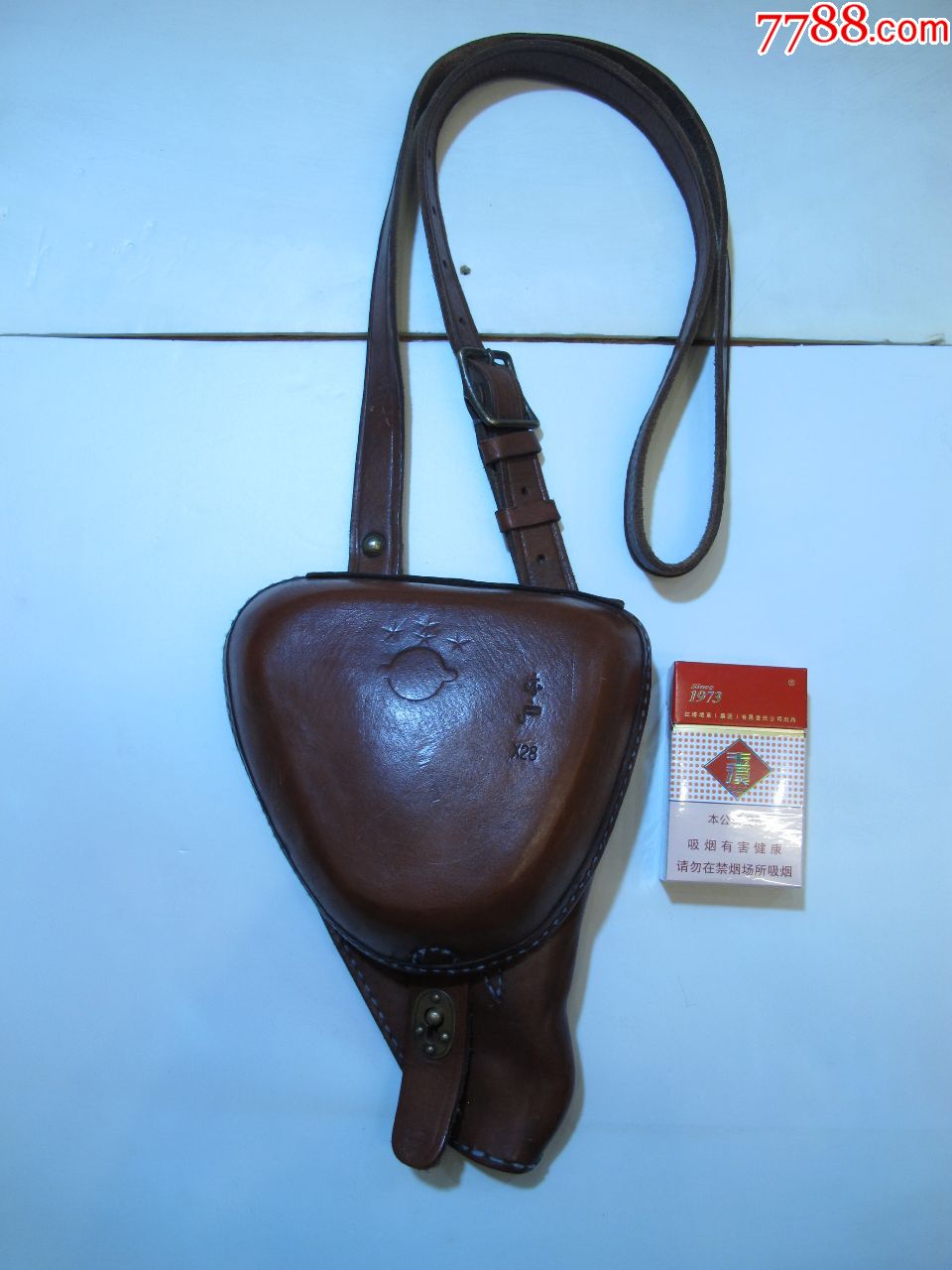 二战精品—日本*用王八盒子牛皮枪套