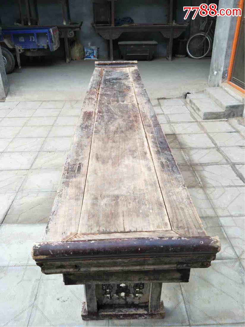 花工条机242x85x41完整_木桌/几/案_古典家具古石雕