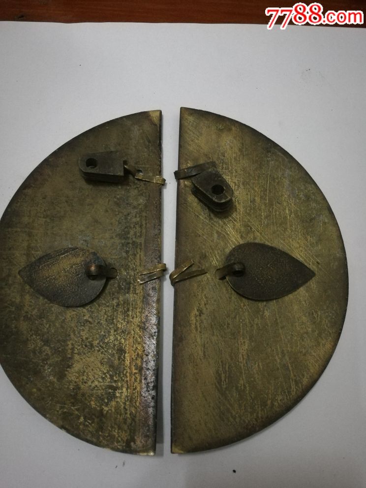 老家俱铜配件一套(门或柜子面上用的)直径20厘米