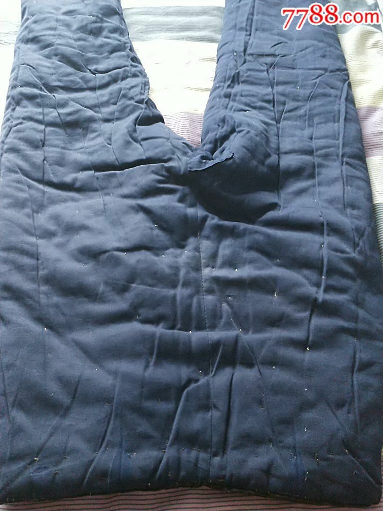 黑斜纹布老棉裤