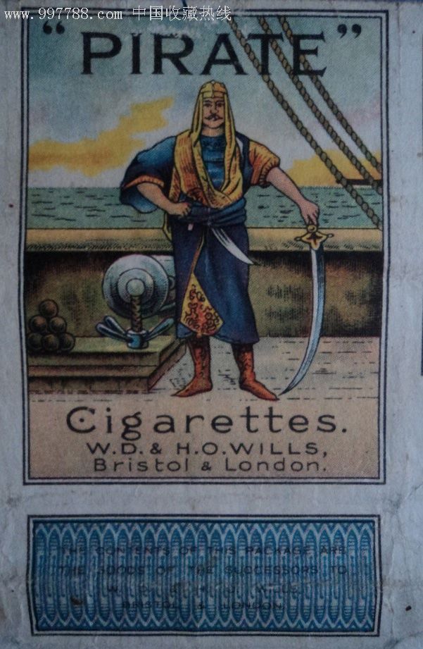 《pirate》香烟烟标