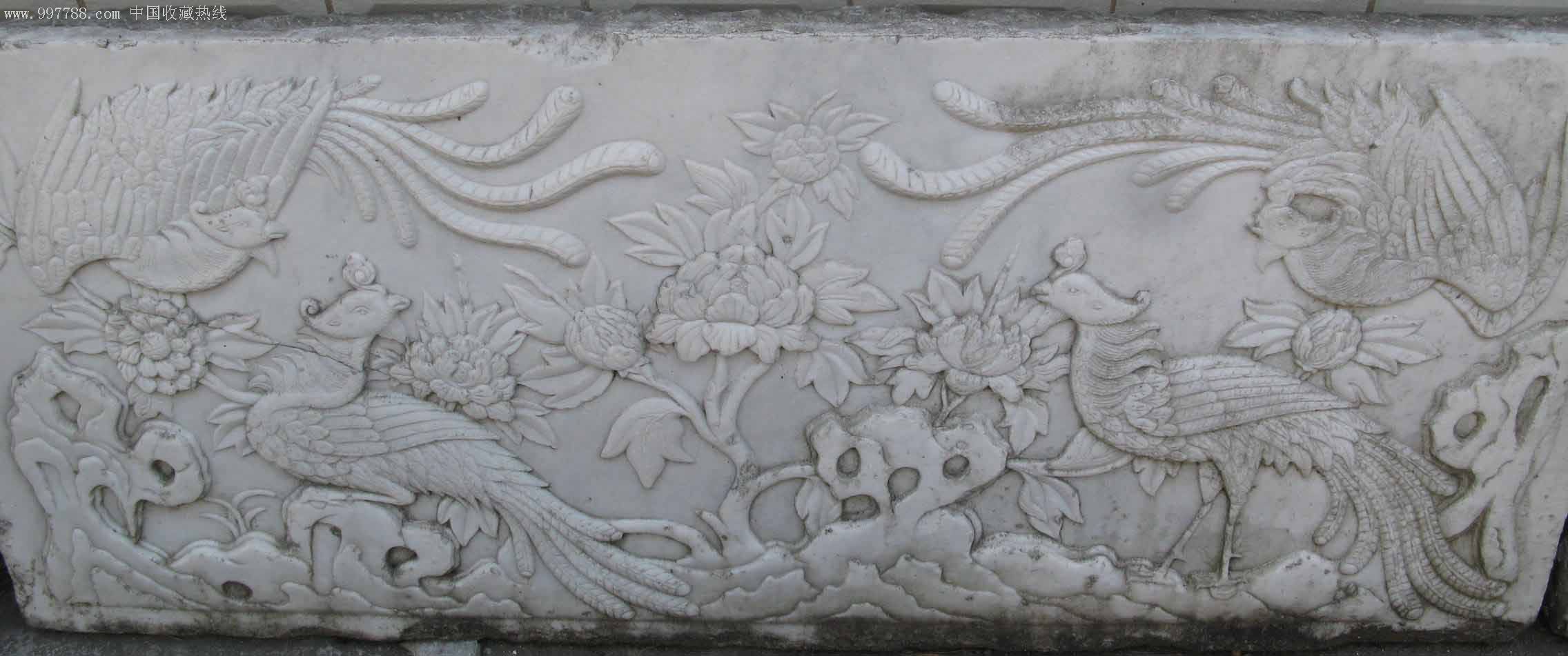 明代汉白玉雕刻组件