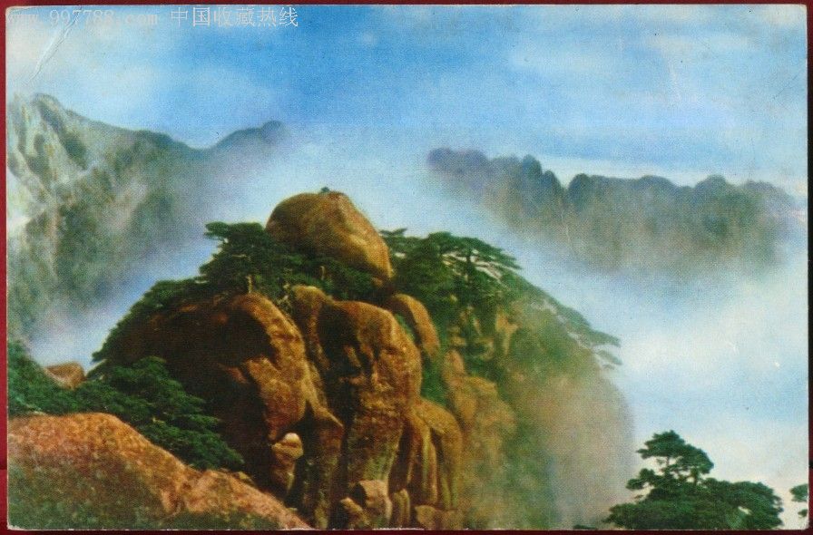 黄山-天都峰上一桃峰