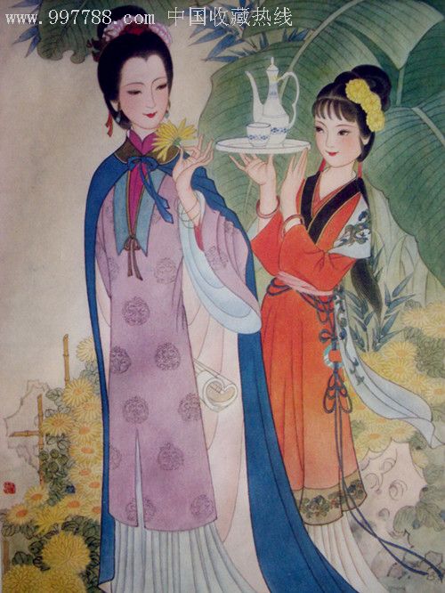 李清照(工笔仕女.清丽秀美)