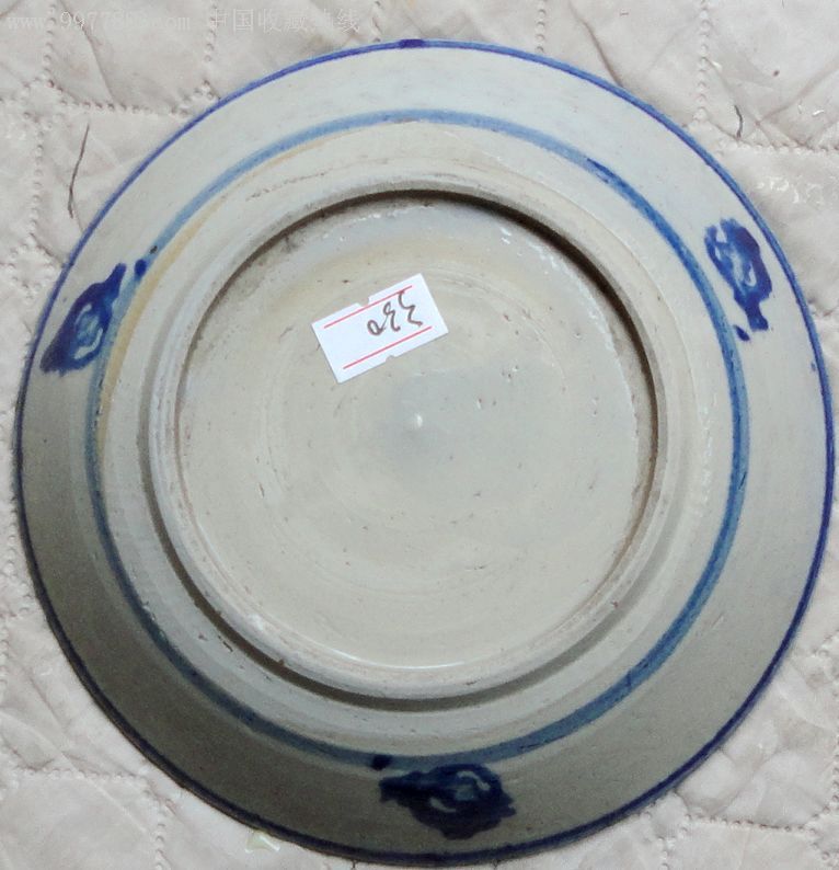 明代青花盘