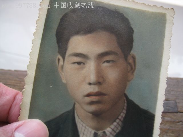 六十年代时髦的男青年手工上彩2