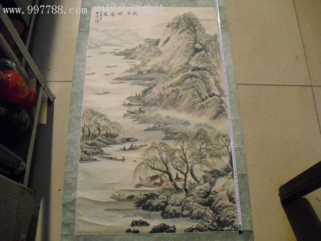 张竹多山水画