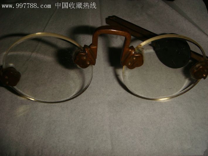 老水晶片眼镜