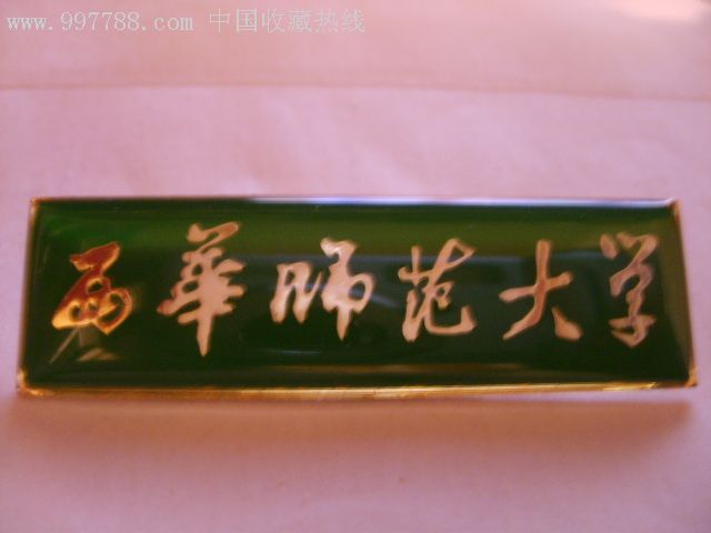 西华师范大学徽章一枚(少见)-au3344841-校徽/毕业章